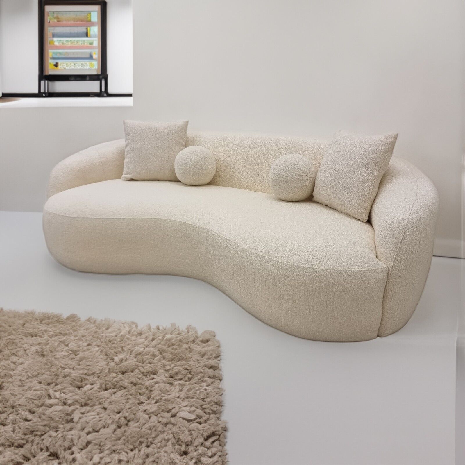 The Wave Bouble Sofa - Ivory